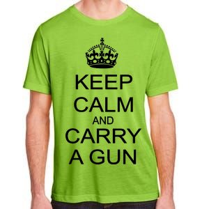 Keep Calm and Carry a Gun Adult ChromaSoft Performance T-Shirt