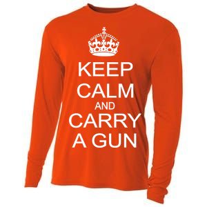 Keep Calm and Carry a Gun Cooling Performance Long Sleeve Crew