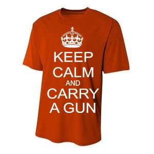 Keep Calm and Carry a Gun Performance Sprint T-Shirt