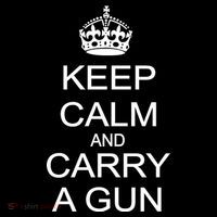 Keep Calm and Carry a Gun T-Shirt