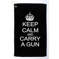 Keep Calm and Carry a Gun Golf Towel