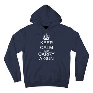 Keep Calm and Carry a Gun Tall Hoodie