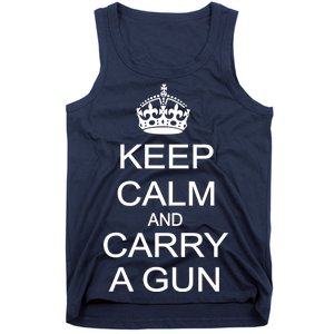 Keep Calm and Carry a Gun Tank Top