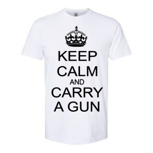 Keep Calm and Carry a Gun Softstyle CVC T-Shirt