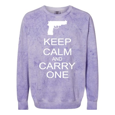 Keep Calm And Carry One Colorblast Crewneck Sweatshirt