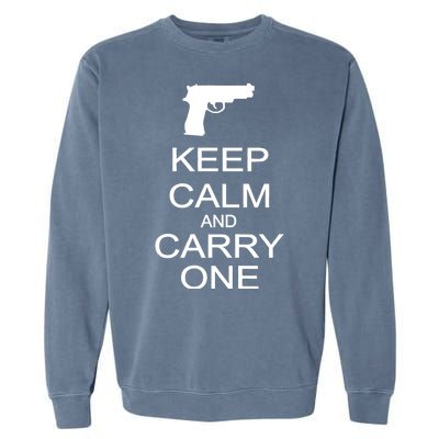 Keep Calm And Carry One Garment-Dyed Sweatshirt