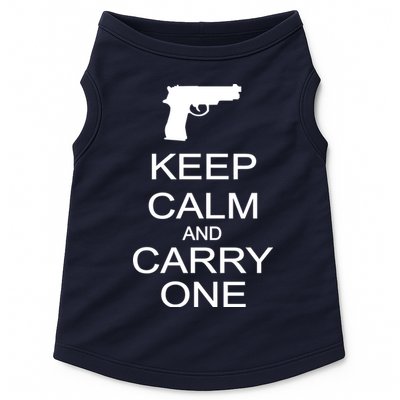Keep Calm And Carry One Doggie Tank