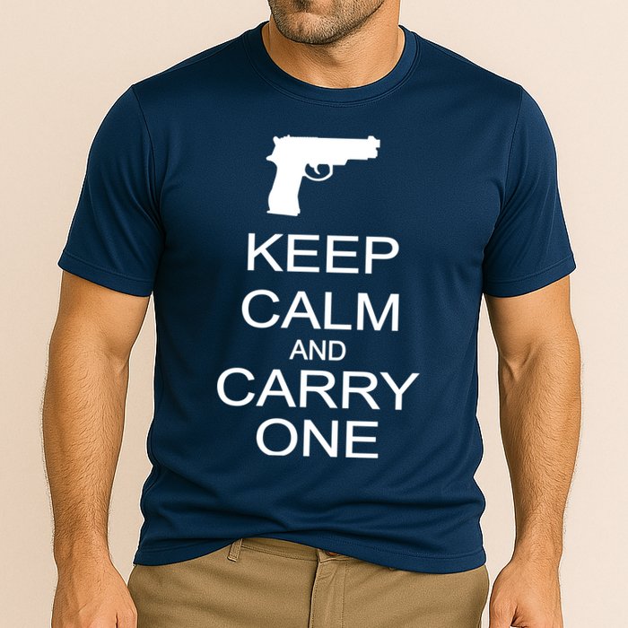 Keep Calm And Carry One Cooling Performance Crew T-Shirt