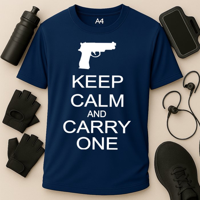 Keep Calm And Carry One Cooling Performance Crew T-Shirt