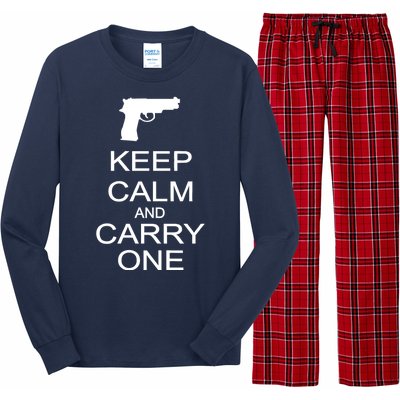 Keep Calm And Carry One Long Sleeve Pajama Set