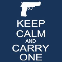 Keep Calm And Carry One Flatbill Hat