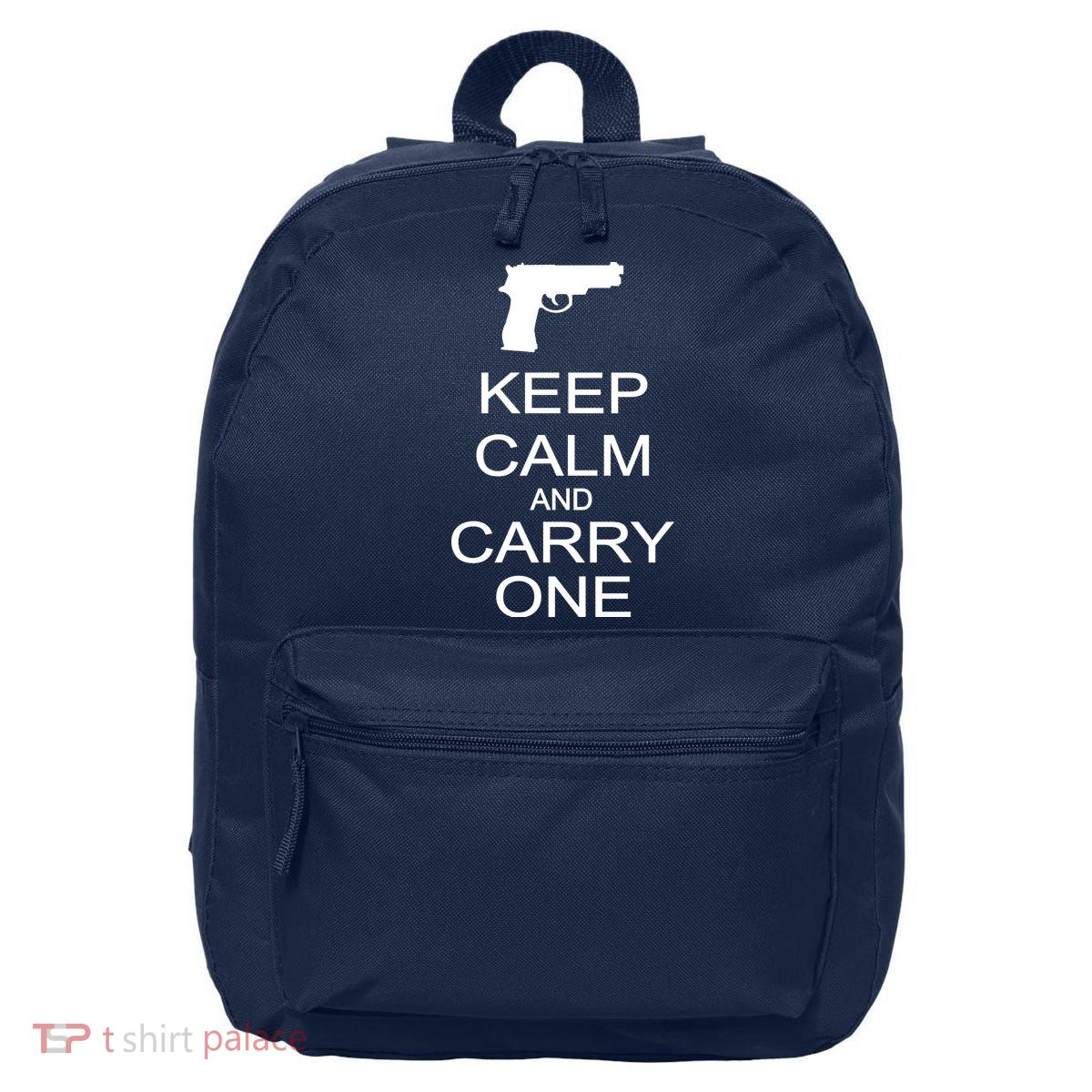 Keep Calm And Carry One 16 in Basic Backpack