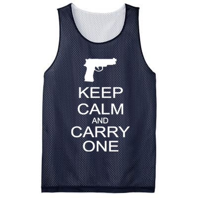 Keep Calm And Carry One Mesh Reversible Basketball Jersey Tank