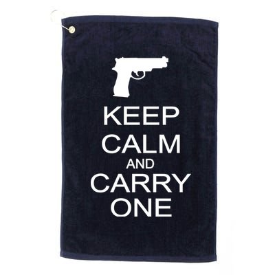Keep Calm And Carry One Golf Towel