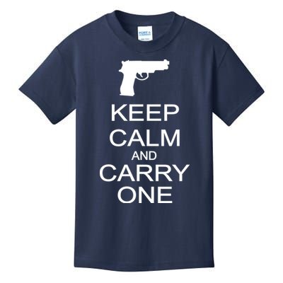 Keep Calm And Carry One Kids T-Shirt