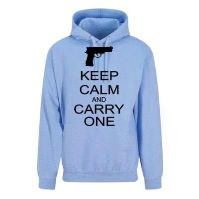 Keep Calm And Carry One Unisex Surf Hoodie