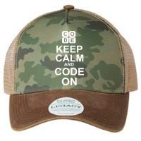 Keep Calm and Code On Legacy Tie Dye Trucker Hat