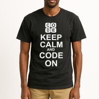Keep Calm and Code On Tall T-Shirt