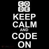 Keep Calm and Code On Tall T-Shirt