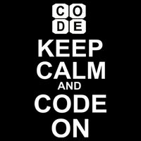 Keep Calm and Code On V-Neck T-Shirt