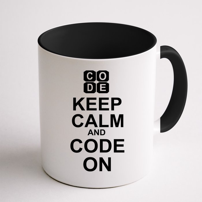 Keep Calm and Code On Mug