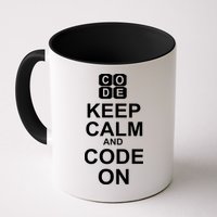 Keep Calm and Code On Mug