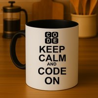 Keep Calm and Code On Mug