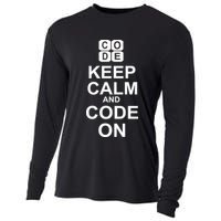 Keep Calm and Code On Cooling Performance Long Sleeve Crew