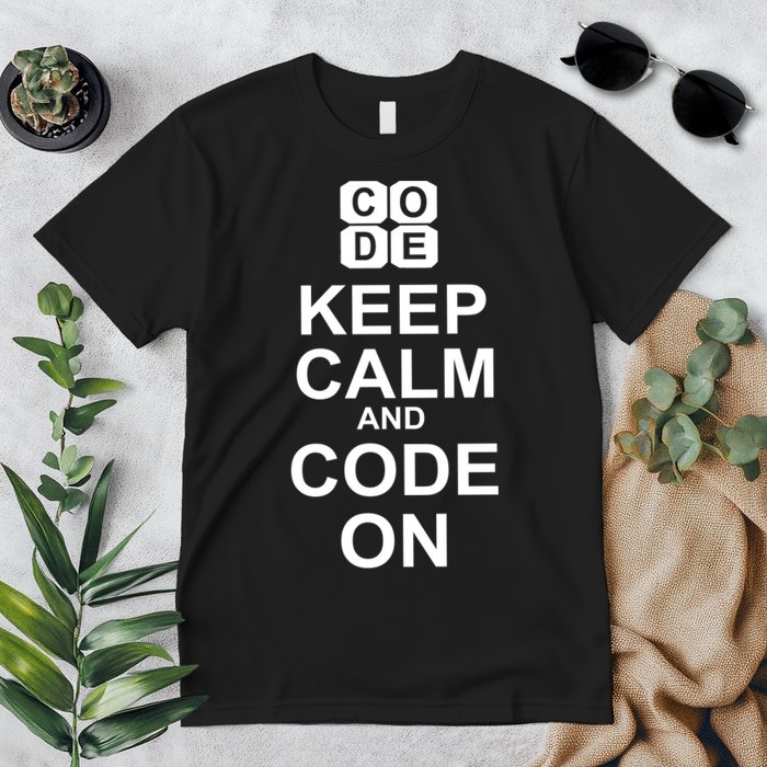 Keep Calm and Code On Premium T-Shirt