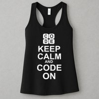 Keep Calm and Code On Womens Tank Top