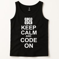 Keep Calm and Code On Tank Top