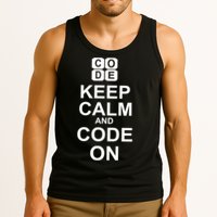 Keep Calm and Code On Tank Top