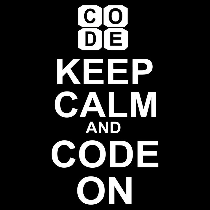 Keep Calm and Code On Tank Top