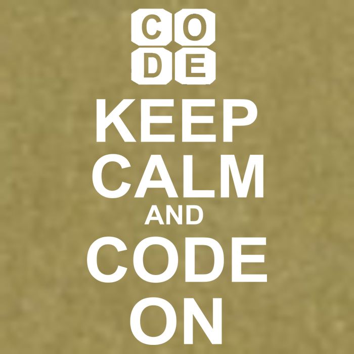 Keep Calm and Code On Garment-Dyed Women's Muscle Tee