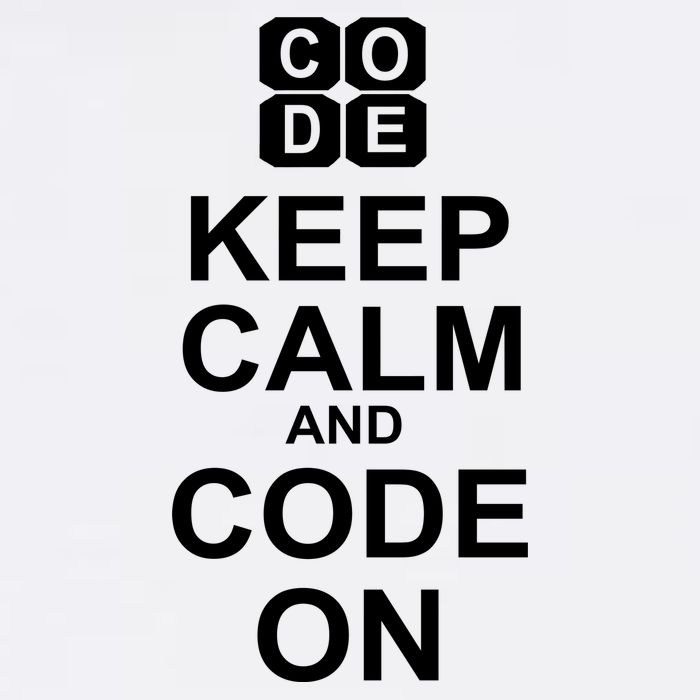 Keep Calm and Code On Garment-Dyed Sweatshirt