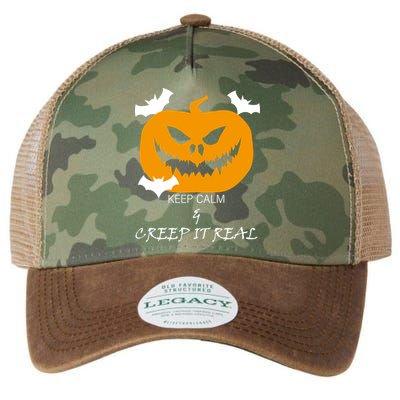 Keep Calm and Creep It Real Legacy Tie Dye Trucker Hat