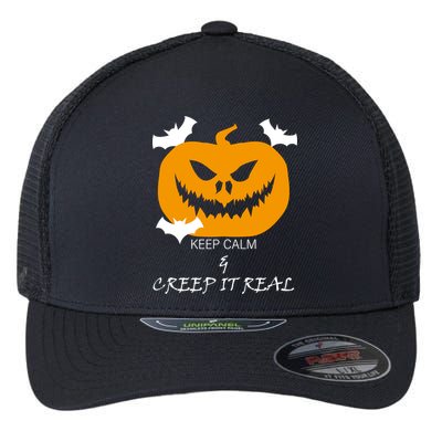 Keep Calm and Creep It Real Flexfit Unipanel Trucker Cap