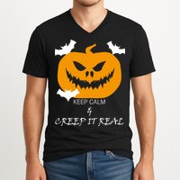 Keep Calm and Creep It Real V-Neck T-Shirt