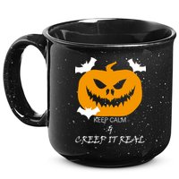 Keep Calm and Creep It Real 15oz Campfire Ceramic Mug