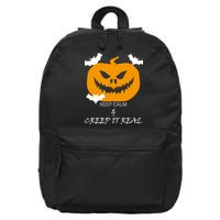 Keep Calm and Creep It Real 16 in Basic Backpack