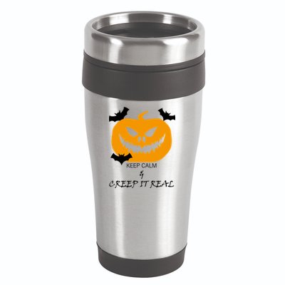 Keep Calm and Creep It Real 16oz Travel Tumbler