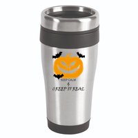 Keep Calm and Creep It Real 16oz Travel Tumbler