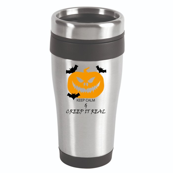 Keep Calm and Creep It Real 16oz Travel Tumbler