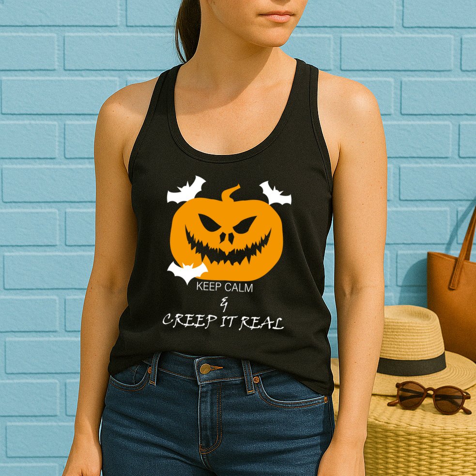 Keep Calm and Creep It Real Womens Tank Top