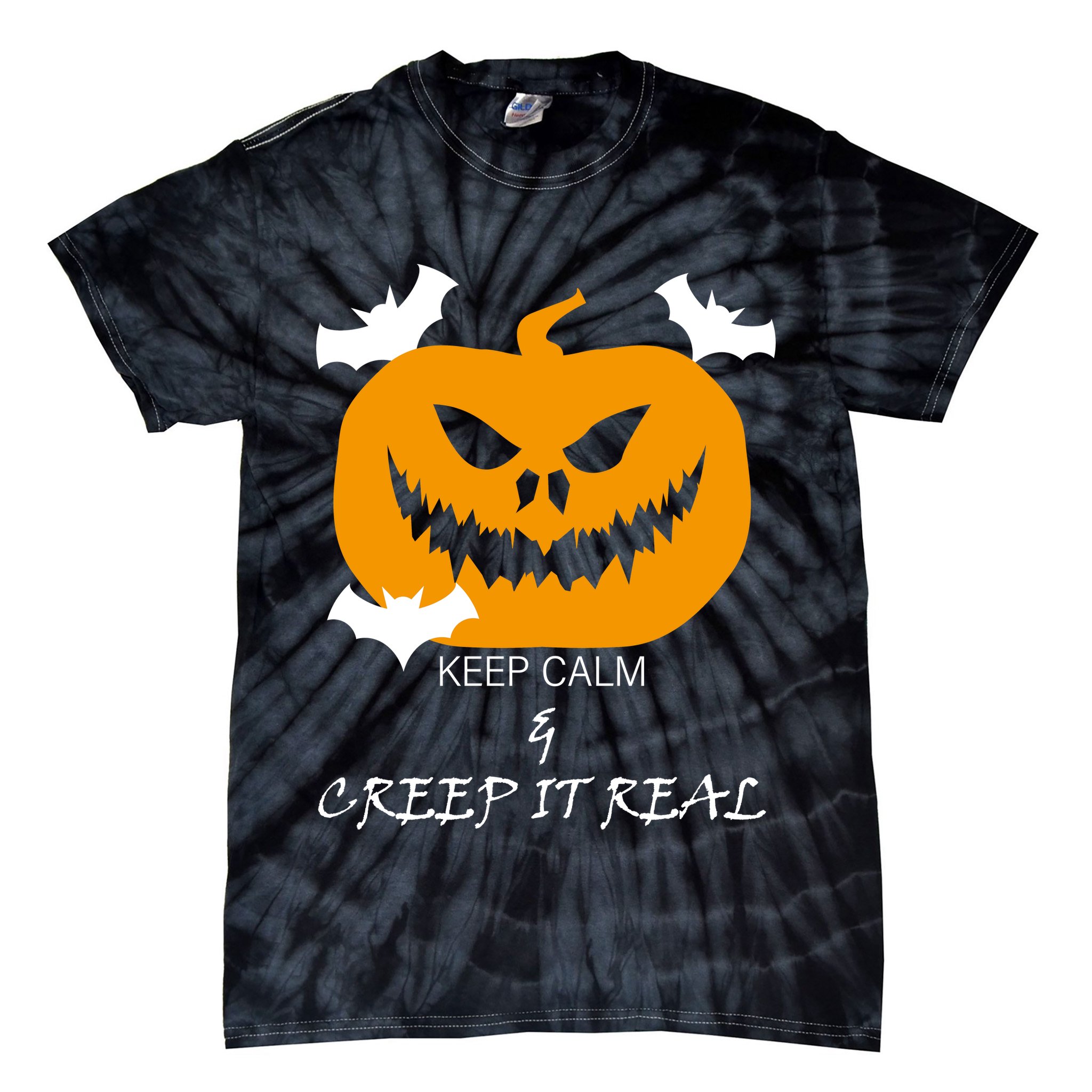 Keep Calm and Creep It Real Tie-Dye T-Shirt
