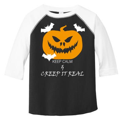 Keep Calm and Creep It Real Toddler Fine Jersey T-Shirt