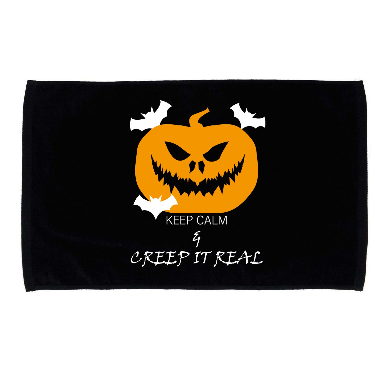 Keep Calm and Creep It Real Microfiber Hand Towel
