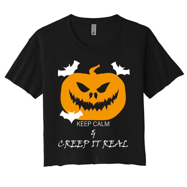 Keep Calm and Creep It Real Crop Top