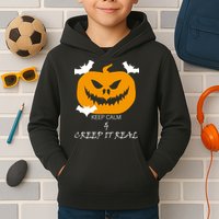 Keep Calm and Creep It Real Kids Hoodie
