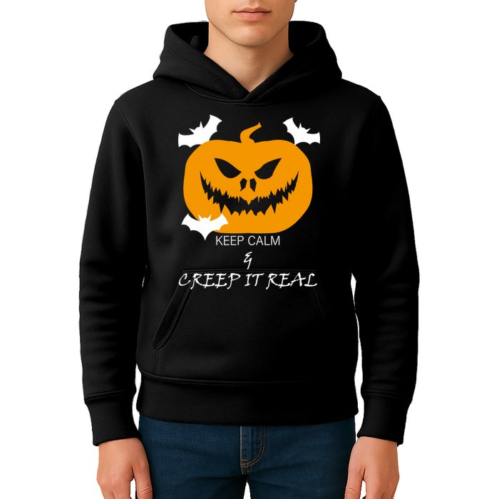 Keep Calm and Creep It Real Kids Hoodie